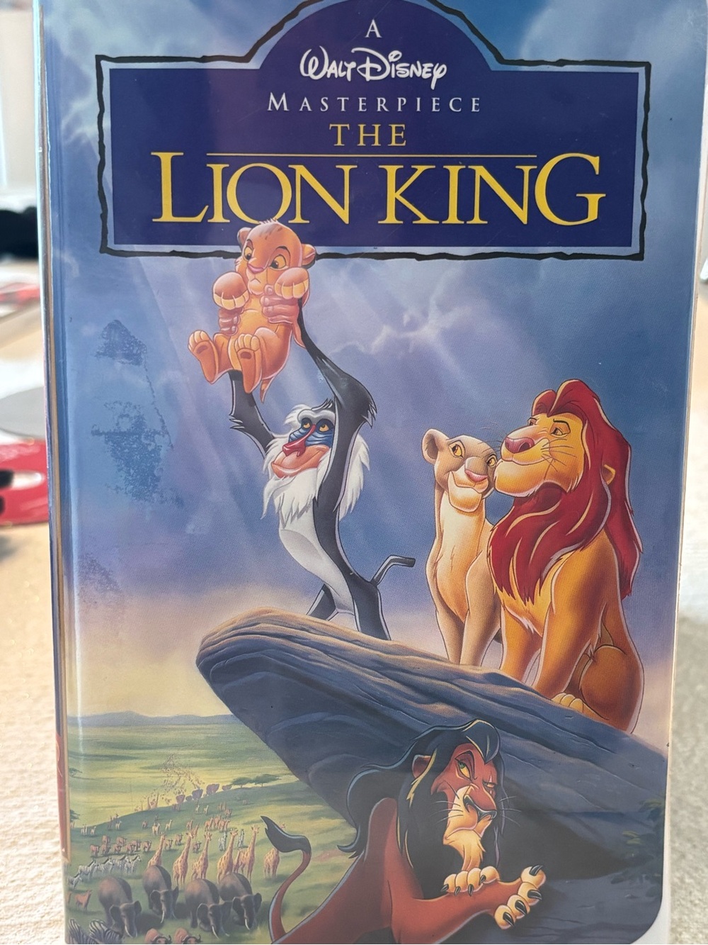 Walt Disney The Lion King VHS - Iconic Movie Artwork RARE #2977